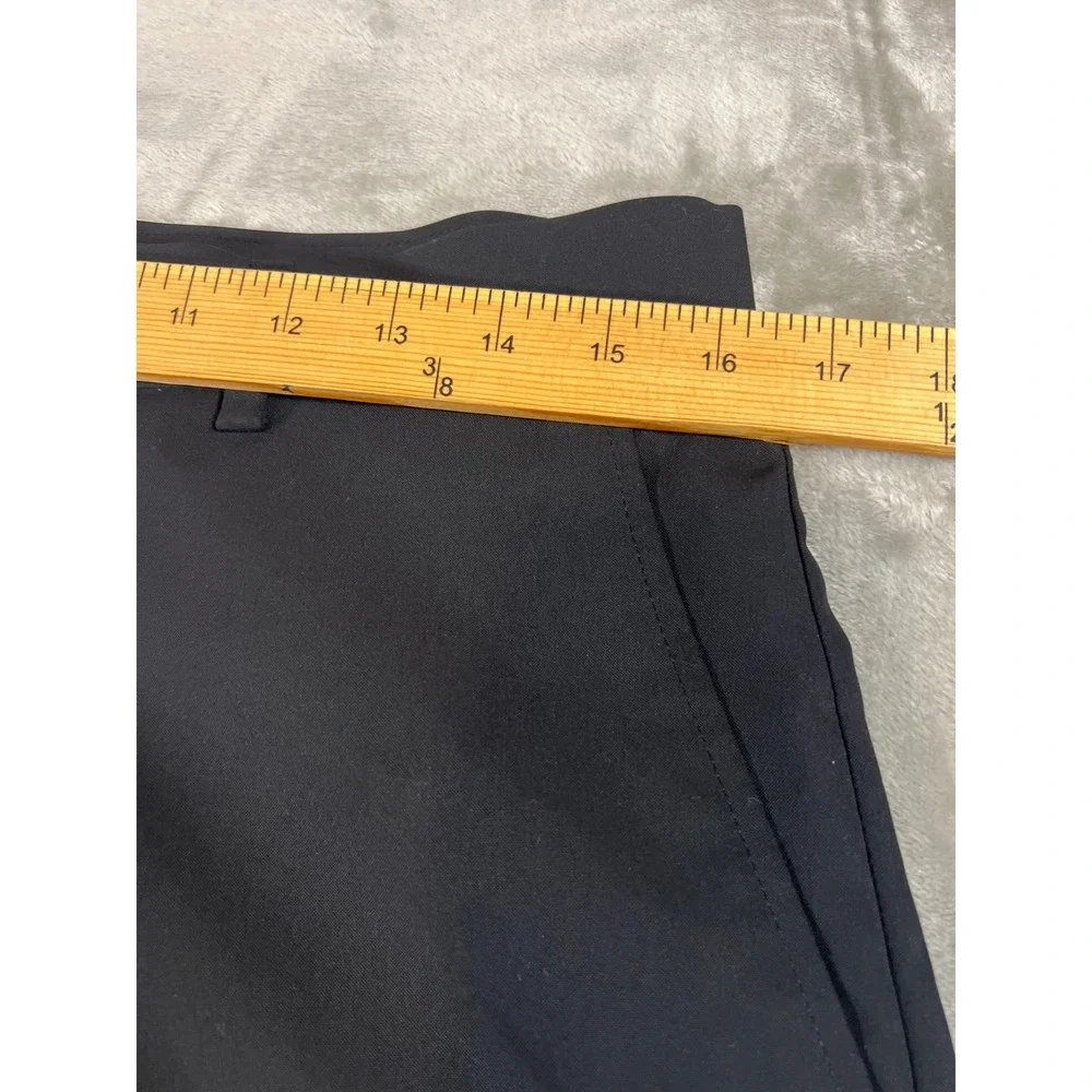 Grand Slam Golf Shorts Mens 32 Black Lightweight Performance Flat Front Preppy